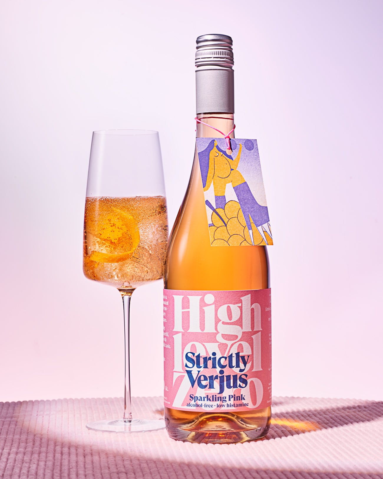 Strictly Verjus Sparkling Pink 750 ml - alkoholfrei