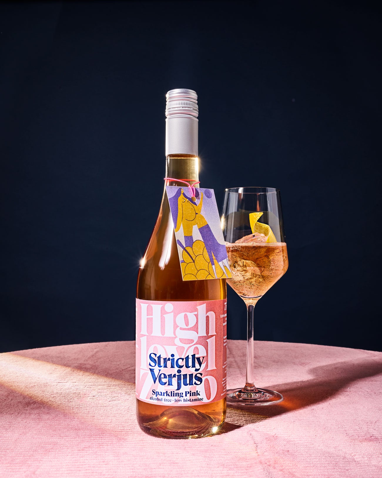 Strictly Verjus Sparkling Pink 750 ml - alkoholfrei
