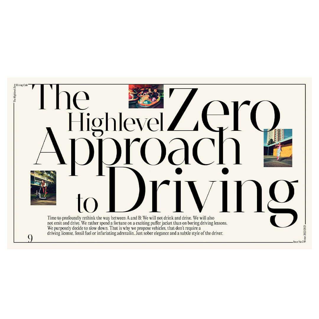 Highlevel Zero Dining Club No.2 E-Paper Deutsch