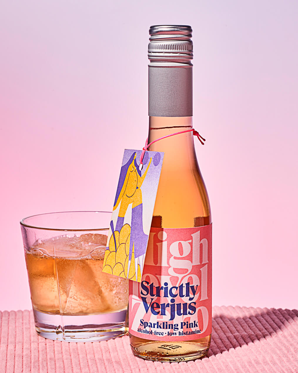 Strictly Verjus Sparkling Pink 250 ml - alkoholfrei