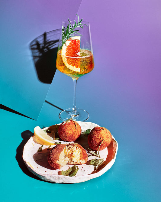 Herber Sparkling Pink & Zitronen Arancini