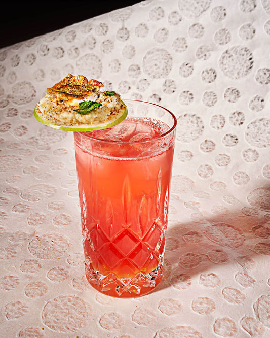 Sparkling Pink, 0% Vermouth - Rotbarbe auf Apfel