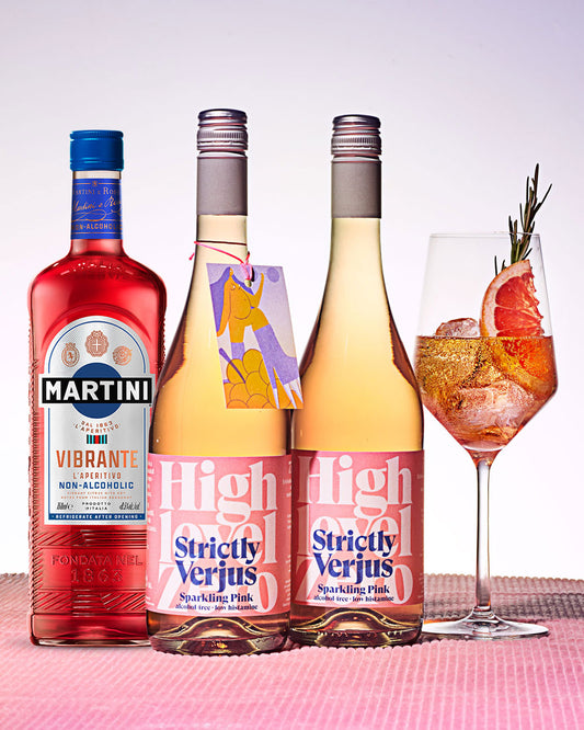 Italian Bundle II: Strictly Verjus Sparkling Pink 750ml X Martini Vibrante